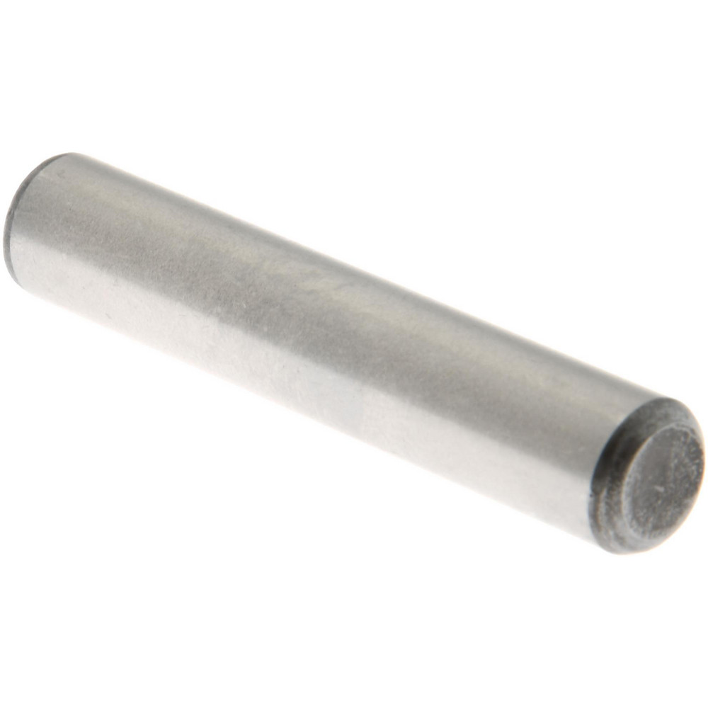 Picture of Value Collection Sm500632 Value Colletction Dowel Pin: 3/8" Dia, 2" Oal, Alloy Steel, Grade 8 (1) Beveled & (1) Rounded, 50-58 Hrc Hardness, 28700 ( Double Shear), Asme B18.8.2